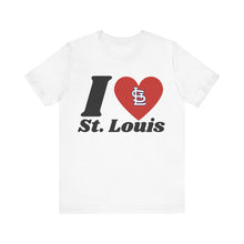 Load image into Gallery viewer, Love STL Unisex Jersey Short Sleeve Tee