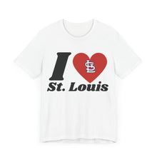 Load image into Gallery viewer, Love STL Unisex Jersey Short Sleeve Tee