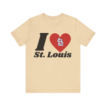 Load image into Gallery viewer, Love STL Unisex Jersey Short Sleeve Tee