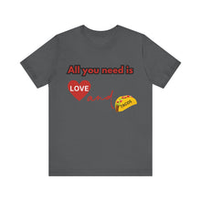 Load image into Gallery viewer, Love and Tacos Jersey Short Sleeve Tee