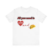 Load image into Gallery viewer, Love and Tacos Jersey Short Sleeve Tee