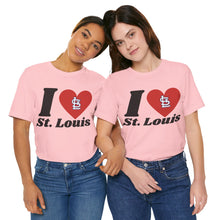 Load image into Gallery viewer, Love STL Unisex Jersey Short Sleeve Tee