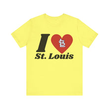 Load image into Gallery viewer, Love STL Unisex Jersey Short Sleeve Tee