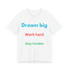 Load image into Gallery viewer, Motivational Jersey Short Sleeve Tee