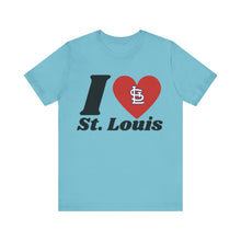 Load image into Gallery viewer, Love STL Unisex Jersey Short Sleeve Tee