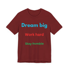 Load image into Gallery viewer, Motivational Jersey Short Sleeve Tee