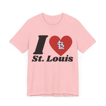 Load image into Gallery viewer, Love STL Unisex Jersey Short Sleeve Tee