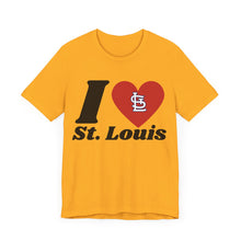 Load image into Gallery viewer, Love STL Unisex Jersey Short Sleeve Tee