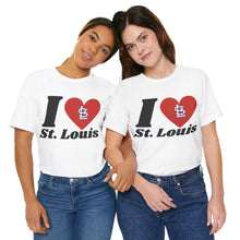 Load image into Gallery viewer, Love STL Unisex Jersey Short Sleeve Tee