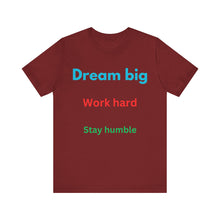 Load image into Gallery viewer, Motivational Jersey Short Sleeve Tee