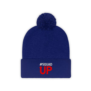 SQUAD UP Pom Pom Beanie