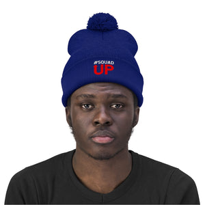 SQUAD UP Pom Pom Beanie