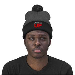 SQUAD UP Pom Pom Beanie