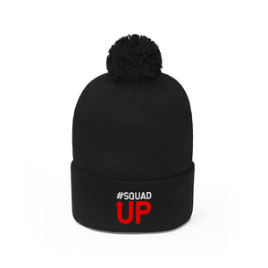 SQUAD UP Pom Pom Beanie