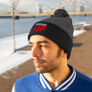 SQUAD UP Pom Pom Beanie