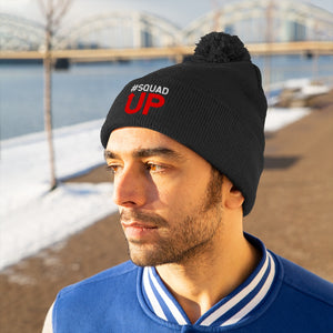 SQUAD UP Pom Pom Beanie